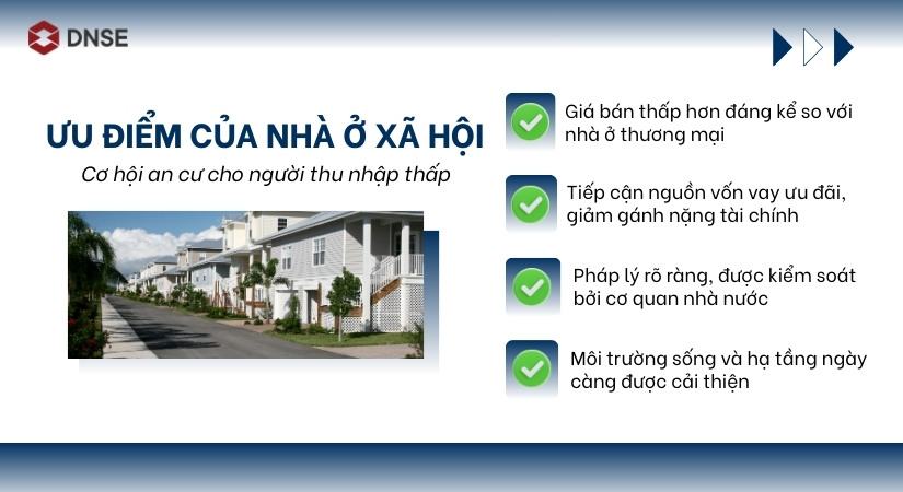 Ưu điểm của nhà ở xã hội