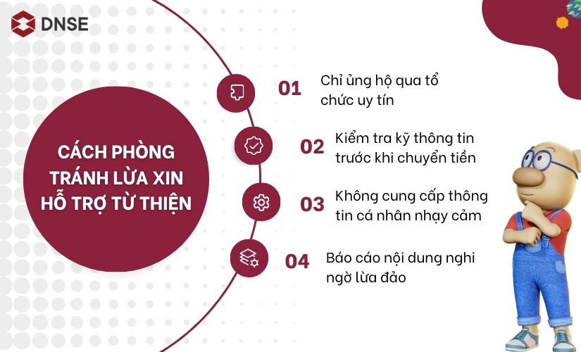 Cách phòng tránh lừa xin hỗ trợ từ thiện