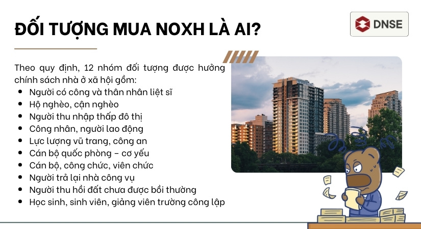 Đối tượng mua Nhà ở xã hội gồm những ai?