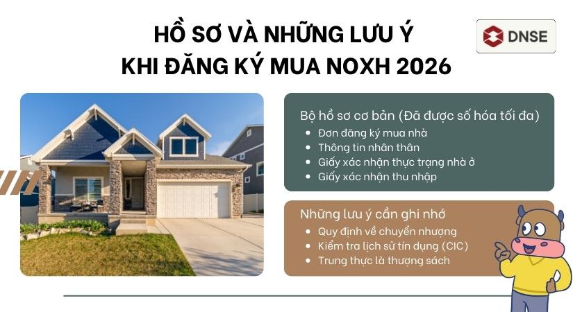 Hồ sơ và những lưu ý khi đăng ký mua NOXH 2026