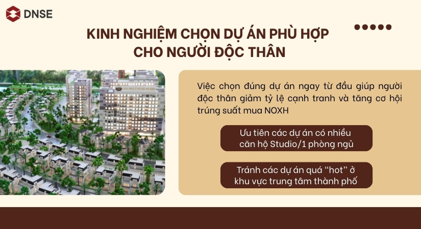 Một số kinh nghiệm lựa chọn dự án NOXH