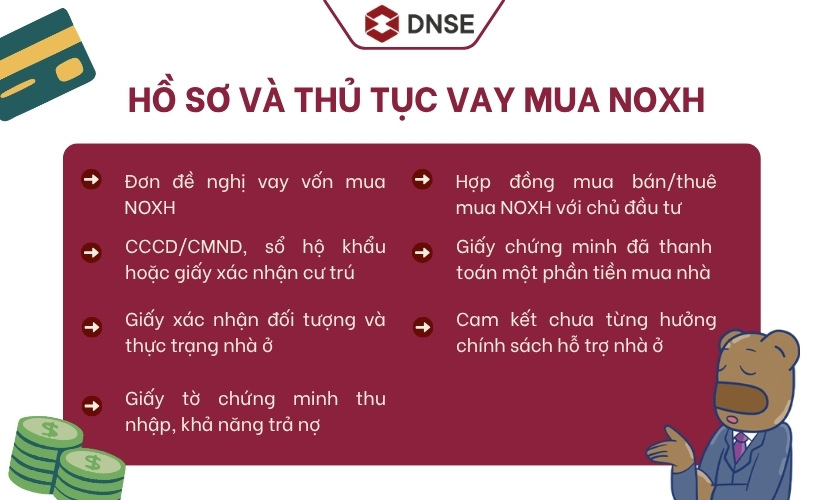 Hồ sơ vay mua NOXH gồm những gì?