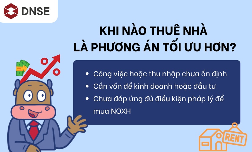 Khi nào nên thuê nhà để tối ưu hơn?