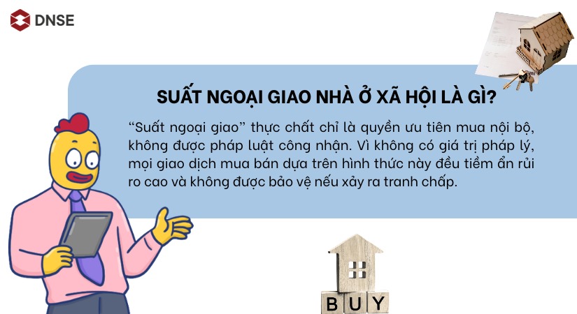 Suất ngoại giao nhà ở xã hội là gì?