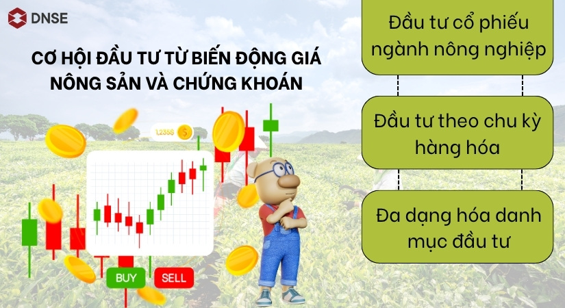 Cơ hội đầu tư từ biến động giá nông sản và chứng khoán