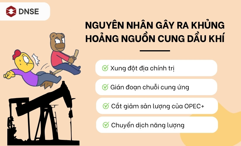 Nguyên nhân khủng hoảng nguồn cung dầu khí