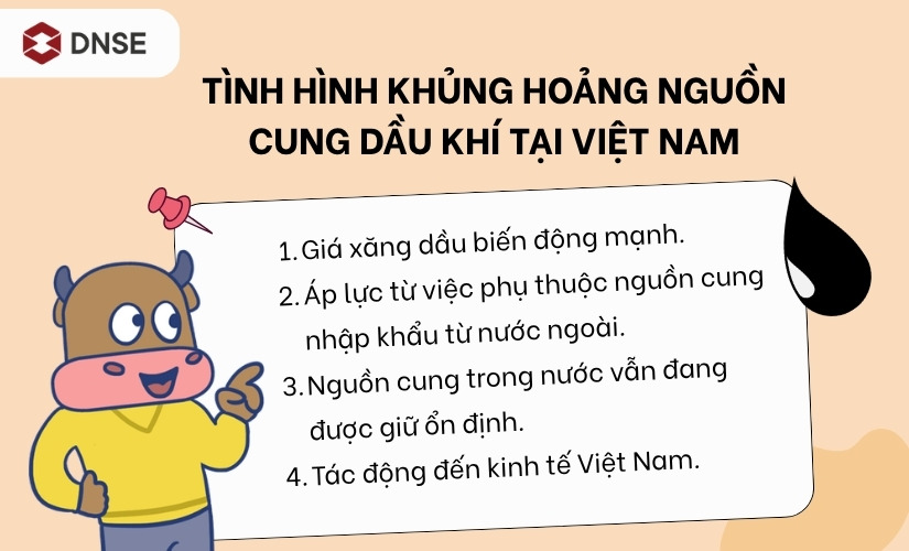 Tình hình khủng hoảng nguồn cung dầu khí tại Việt Nam