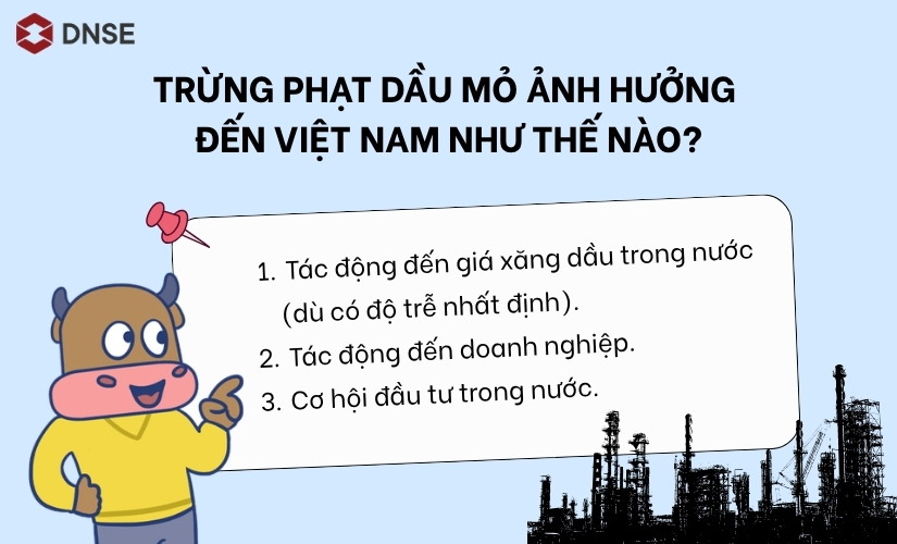 Trừng phạt dầu mỏ ảnh hưởng đến Việt Nam