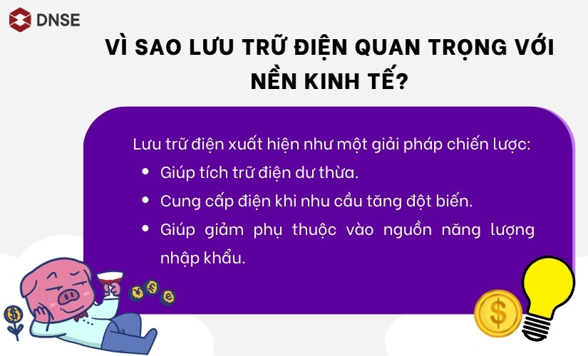 Vì sao lưu trữ điện quan trọng đối với nền kinh tế?