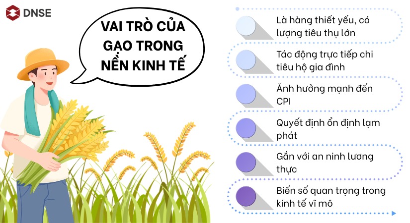 Vai trò của gạo trong nền kinh tế