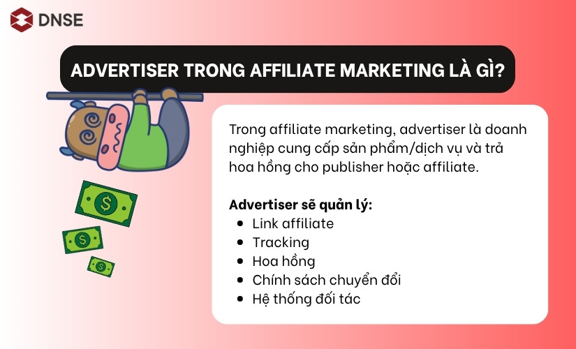Trong Affiliate Marketing, advertiser là gì?