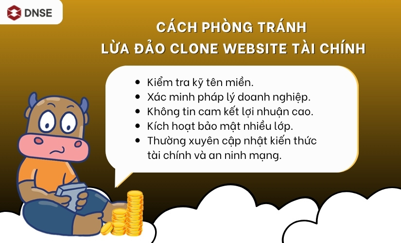 Cách phòng tránh clone website tài chính là gì?