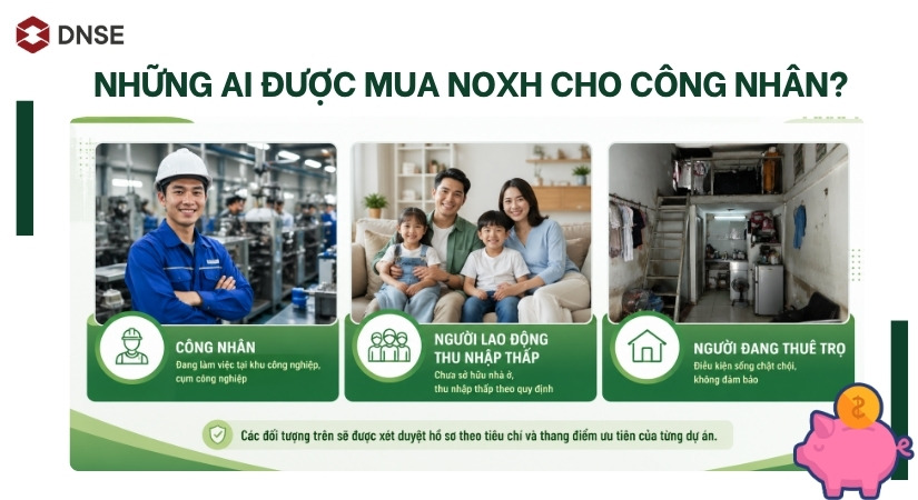 Những ai được đăng ký các dự án NOXH cho công nhân?