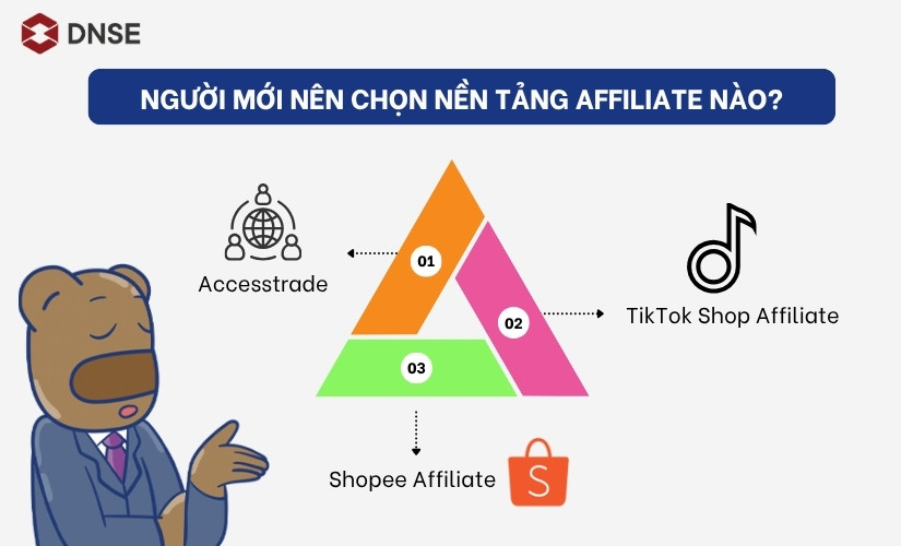 Người mới nên chọn nền tảng Affiliate nào?