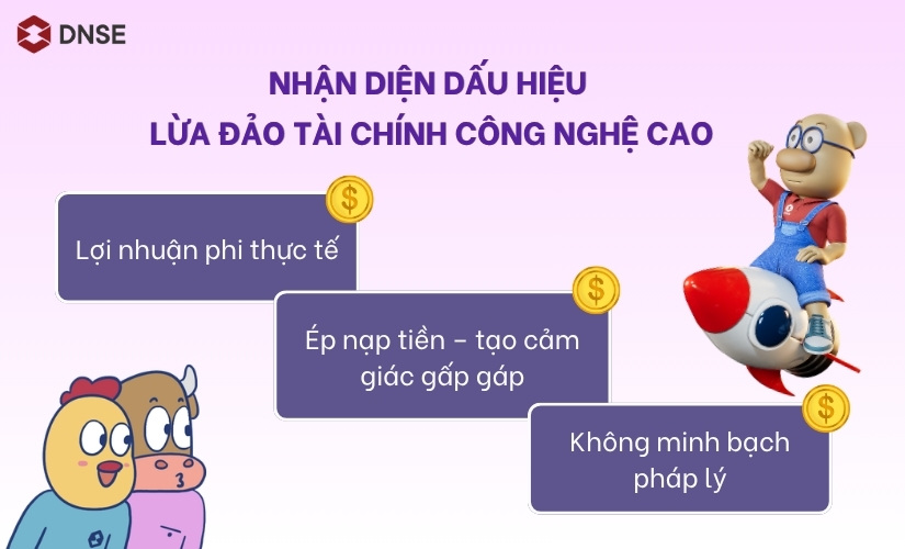 Nhận diện dấu hiệu lừa đảo tài chính công nghệ cao