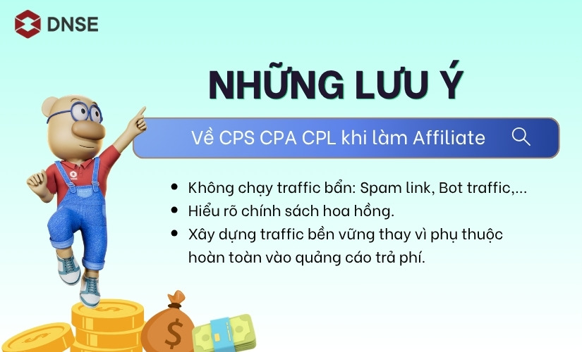 Những lưu ý khi làm Affiliate CPS CPA CPL