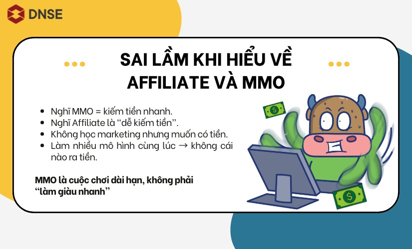 Những sai lầm khi hiểu về Affiliate và MMO