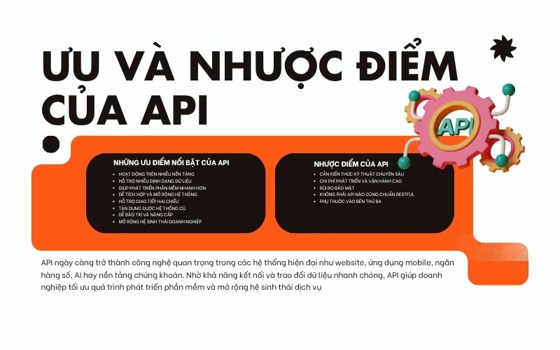 Ưu và nhược điểm của API là gì?