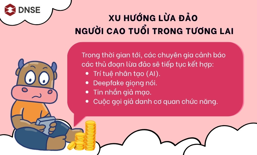 Xu hướng lừa đảo người cao tuổi trong tương lai