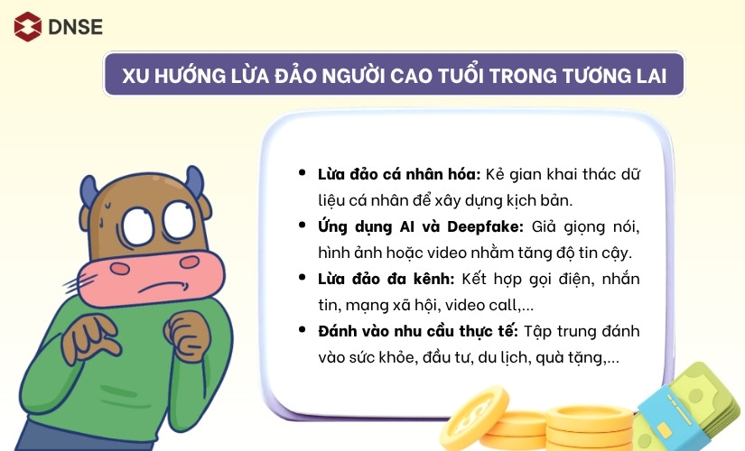Xu hướng lừa đảo người cao tuổi trong tương lai