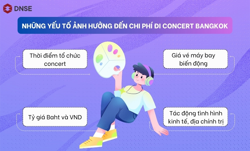 Những yếu tố ảnh hưởng đến chi phí đi concert Bangkok