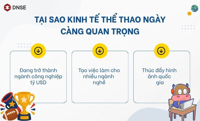 Tại sao kinh tế thể thao ngày càng quan trọng?