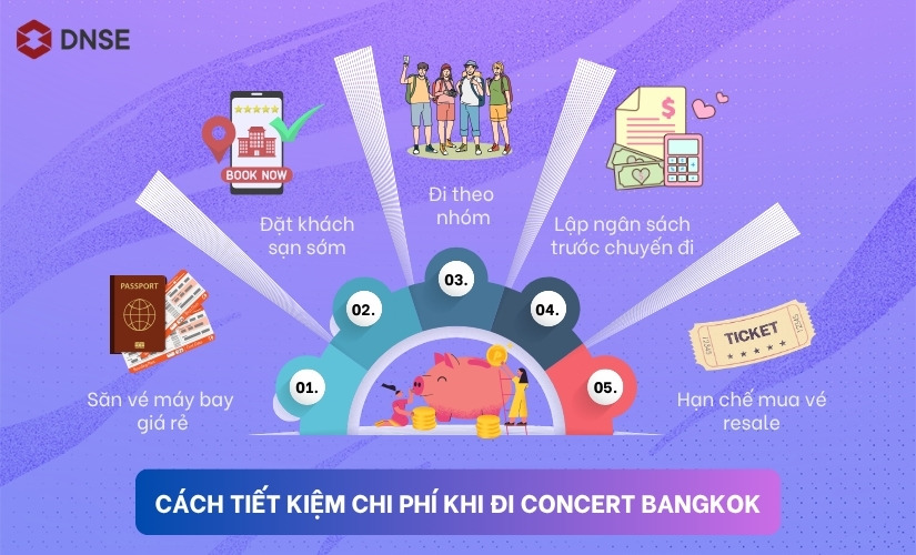 Cách tiết kiệm chi phí khi đi concert Bangkok