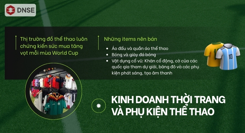 Kinh doanh thời trang và phụ kiện thể thao