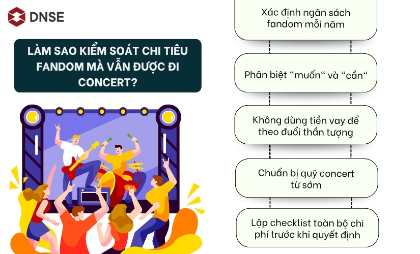 Làm sao kiểm soát chi tiêu fandom mà vẫn được đi concert?