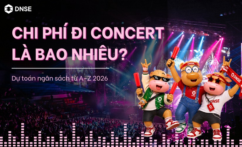 Chi phí đi concert là bao nhiêu? Dự toán ngân sách từ A - Z 2026