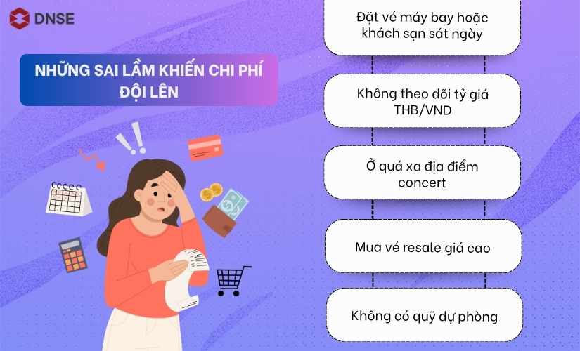 Những sai lầm khiến chi phí đội lên