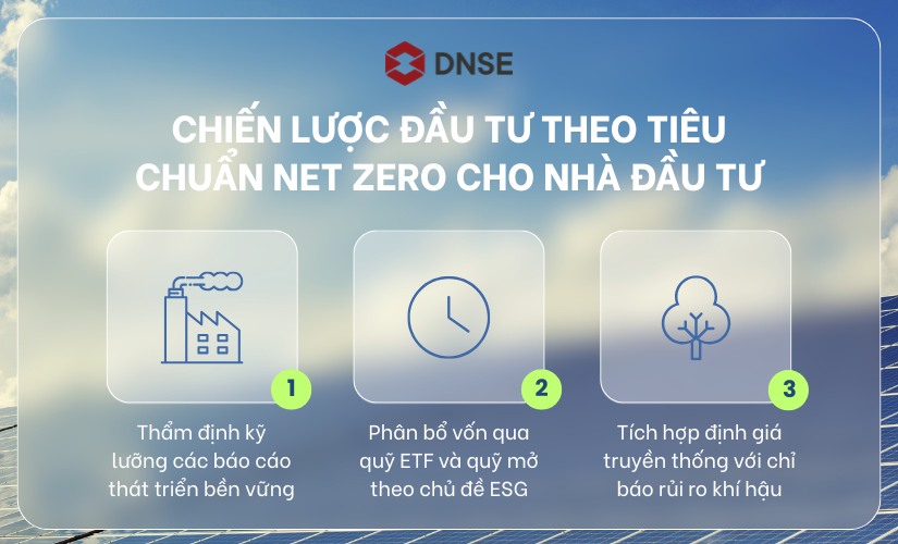 Chiến lược đầu tư theo tiêu chuẩn Net Zero cho nhà đầu tư