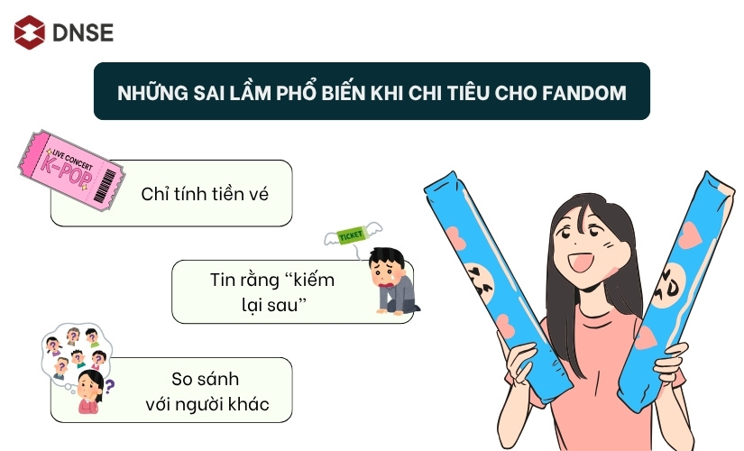 Những sai lầm phổ biến khi chi tiêu cho fandom