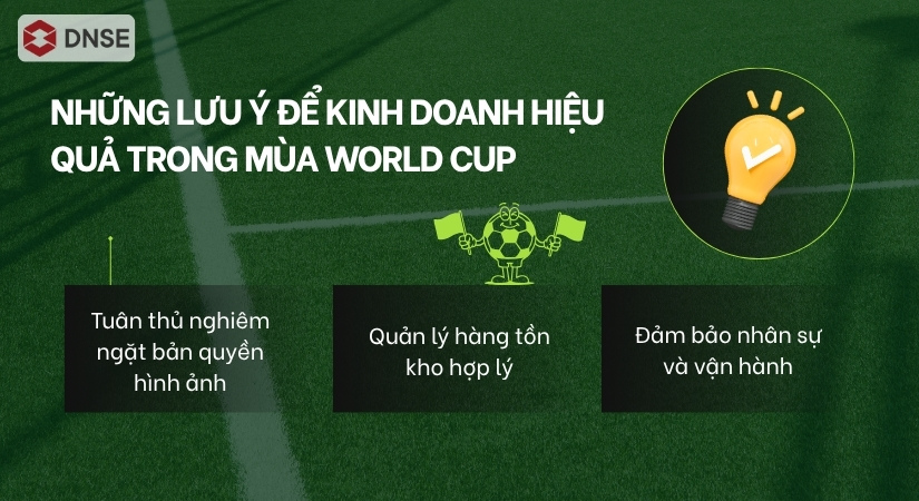 3 lưu ý quan trọng khi kinh doanh mùa World Cup 2026