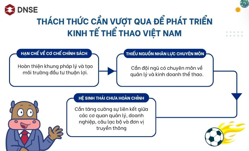 Thách thức cần vượt qua để phát triển kinh tế thể thao Việt Nam