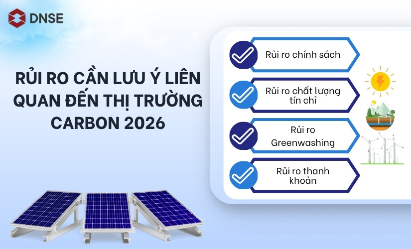 Những rủi ro nhà đầu tư cần lưu ý liên quan đến thị trường carbon 2026