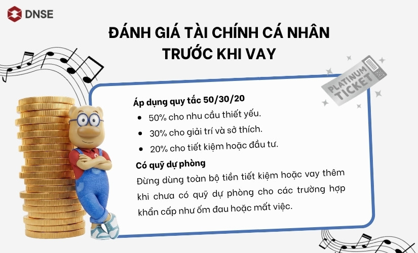 Đánh giá tài chính trước khi vay tiền đi concert