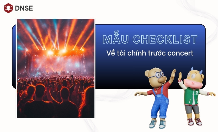 Mẫu checklist tài chính trước concert