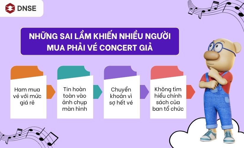 Sai lầm khiến nhiều người mua phải vé concert giả