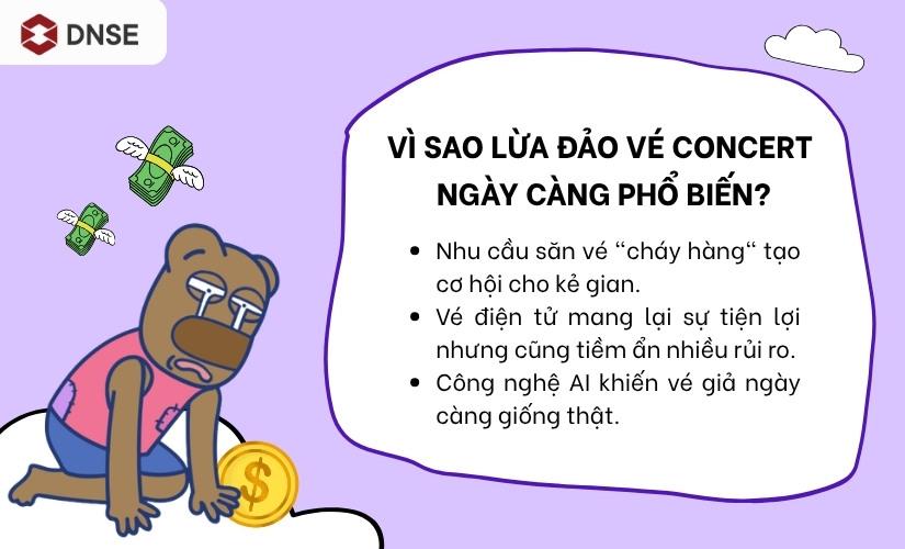 Vì sao lừa đảo vé concert ngày càng phổ biến?