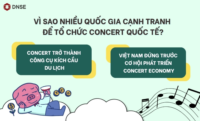 Vì sao nhiều quốc gia cạnh tranh để tổ chức concert?