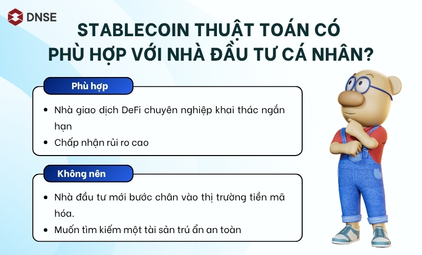Stablecoin thuật toán có phù hợp với nhà đầu tư cá nhân không?