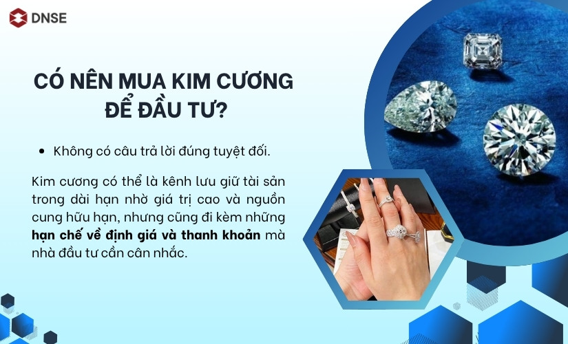 Có nên mua kim cương để đầu tư không?