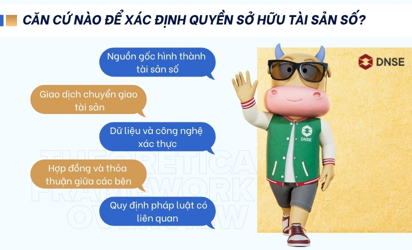 Căn cứ nào để xác định quyền sở hữu tài sản số?
