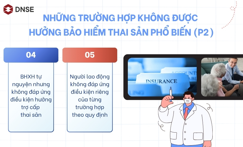 Chi tiết những trường hợp không được hưởng bảo hiểm thai sản phổ biến 2026 (P2)