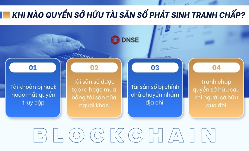 Khi nào quyền sở hữu tài sản số có thể phát sinh tranh chấp?