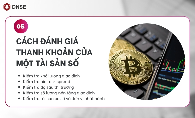 Đánh giá thanh khoản của một tài sản số