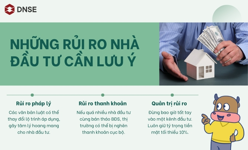 Những rủi ro nhà đầu tư cần lưu ý